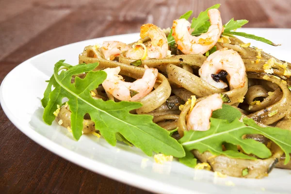 Pasta di gamberetti di lusso . — Foto Stock