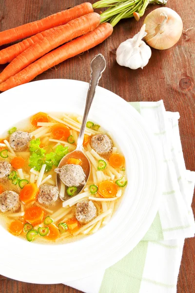Deliciosa sopa de verduras . —  Fotos de Stock