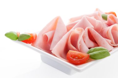 lezzetli jambon yakın çekim.