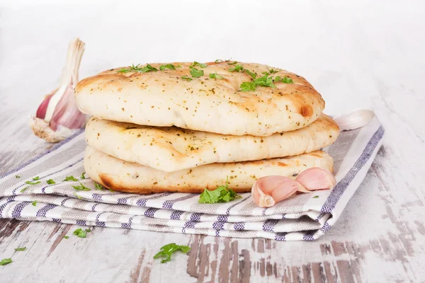 Lækker naan baggrund . - Stock-foto