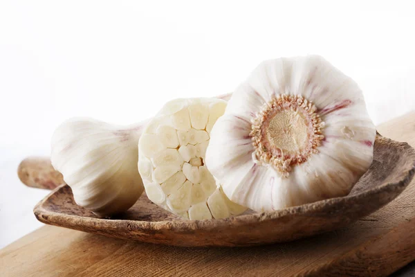 Garlic background. — Stock Photo, Image