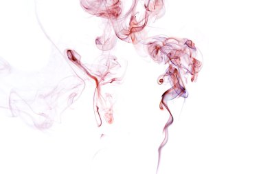 güzel beyaz duman izole.