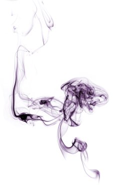 duman üzerinde beyaz.