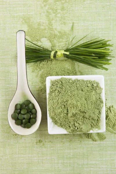Green superfood. — Stock Photo, Image