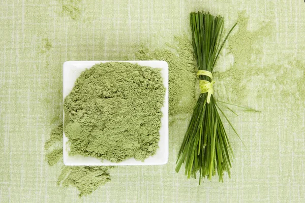 Supercomida verde . — Fotografia de Stock