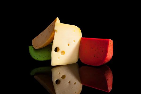 Variation de fromage coloré . — Photo