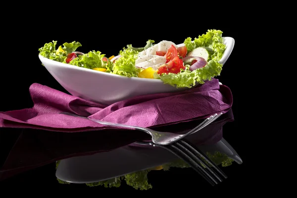 Luxe plantaardige salade. — Stockfoto