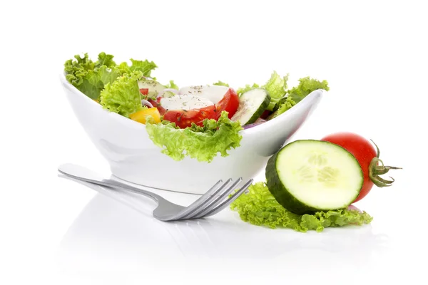 Heerlijke groentesalade. — Stockfoto