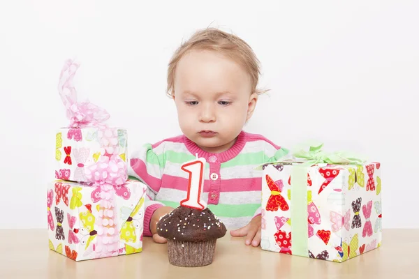 Primo compleanno . — Foto Stock