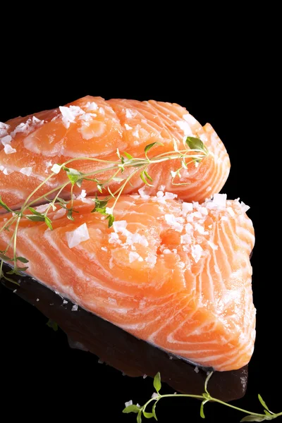 Fresh salmon piece. — Stock Photo, Image