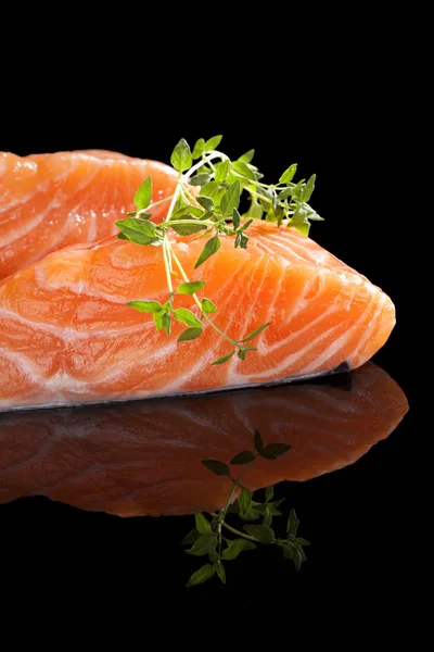 Carne de salmón. —  Fotos de Stock