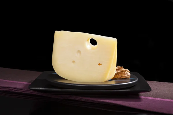 Luxurious emmentaler cheese. — Stock Photo, Image
