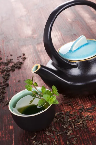 Herbata tradycyjnych tło. — Zdjęcie stockowe