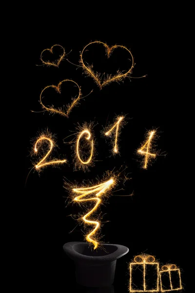Magisk nytt år 2014. — Stockfoto