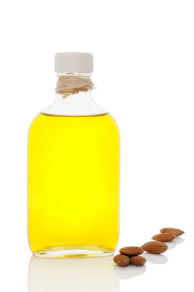 Almond oil. — Zdjęcie stockowe