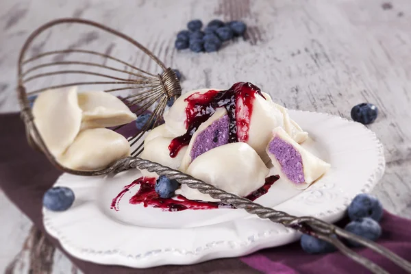 Söt frukt dumplings. — Stockfoto