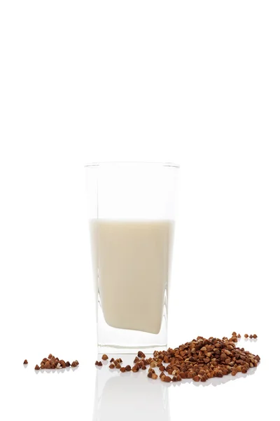 Buckwheat milk. — Stock Photo, Image