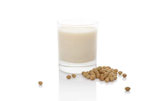 Leche de soja. — Foto de Stock