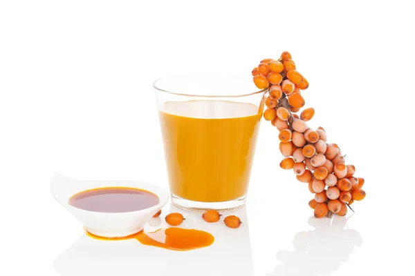 Buckthorn juice. — Stock Photo, Image