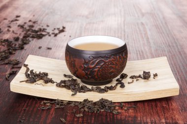 geleneksel çay töreni.