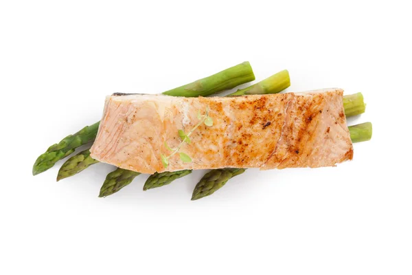 Zalm stuk. — Stockfoto