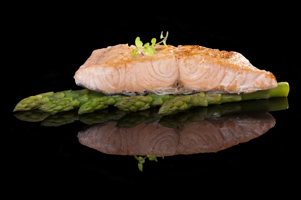 Bistecca di salmone. — Foto Stock