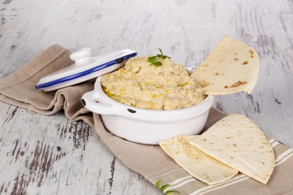 Hummus. — Stock Photo, Image