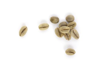 Yeşil kahve çekirdekleri.