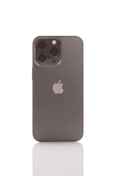 Bratislava Slovakia October 2021 Apple Iphone Pro Inch Display Graphite — Stock Photo, Image