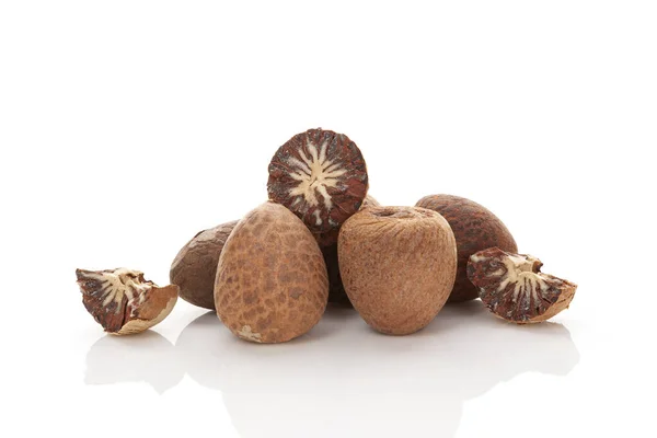 Betel Nuts Areca Isolated White Background Natural Stimulant — Stock Photo, Image