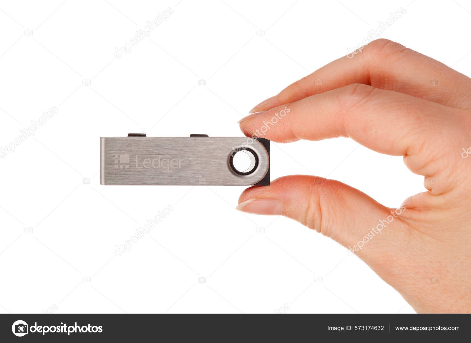 Bratislava Slovakia December 2021 Holding Crypto Hardware Wallet Ledger  Nano — Stock Editorial Photo © eskymaks #573174632