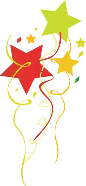 yıldız asılı şeritler