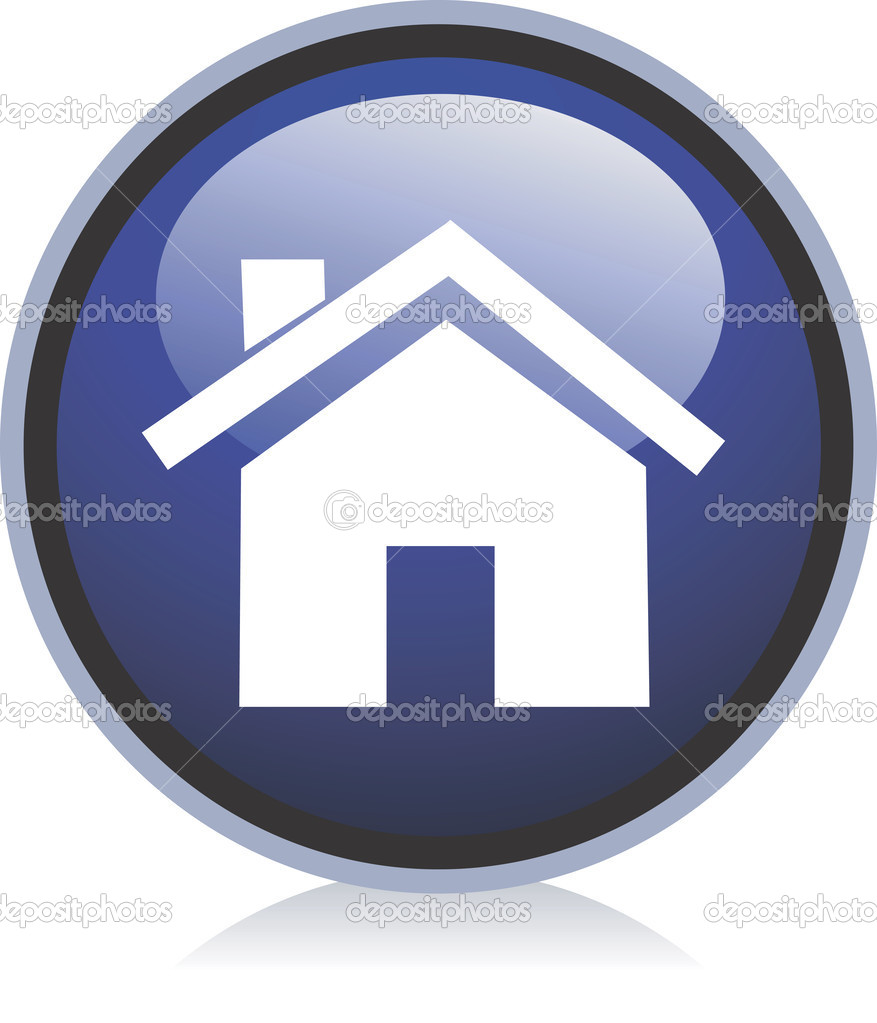 Illustration of a house in a round