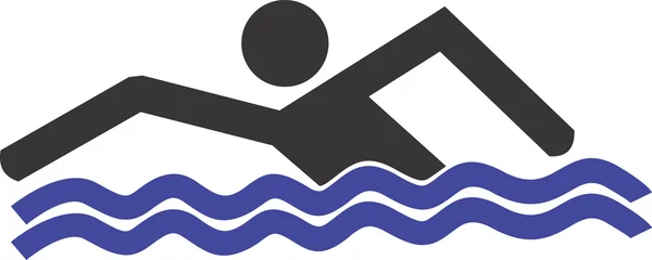 Плавание — стоковый вектор