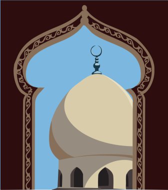Mosque dome clipart