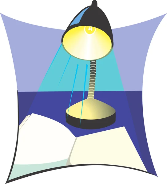 Настольная лампа — стоковый вектор