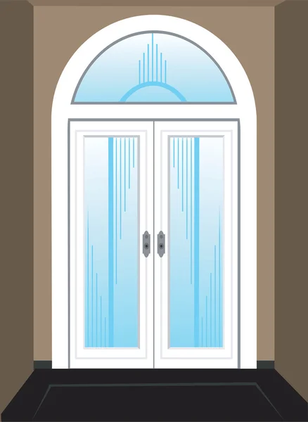 Сфабриковані двері — стоковий вектор