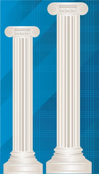 Dekorerade pelare inlägg — Stock vektor