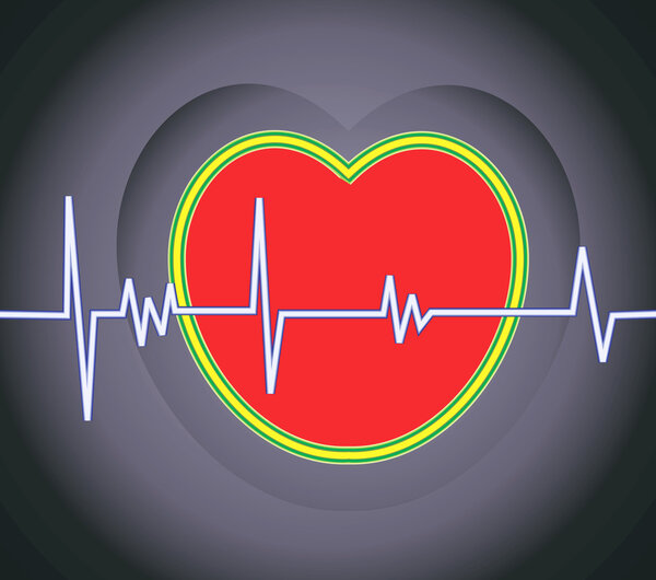 Сердце и сердце пульсируют
