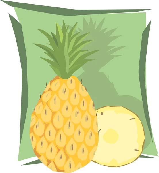 Ananas — Stockvektor