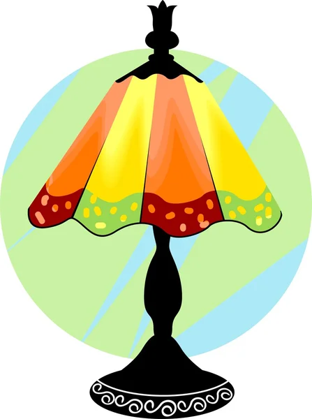 Lampe de table — Image vectorielle