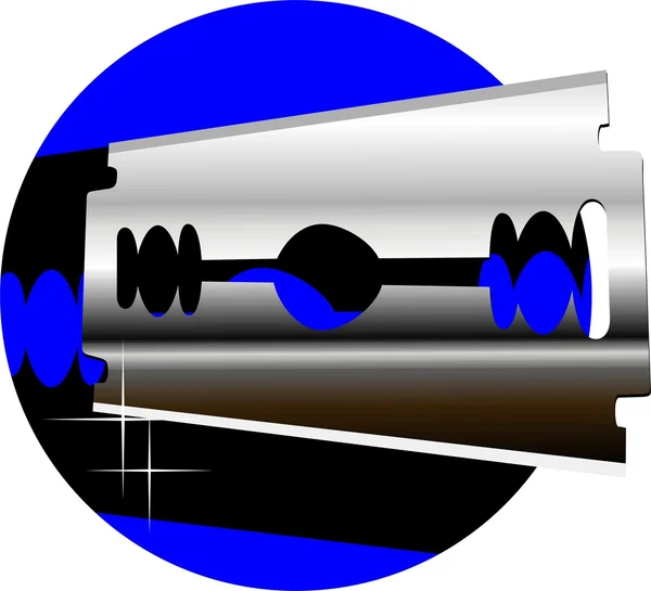 シェービング刃 — ストックベクタ