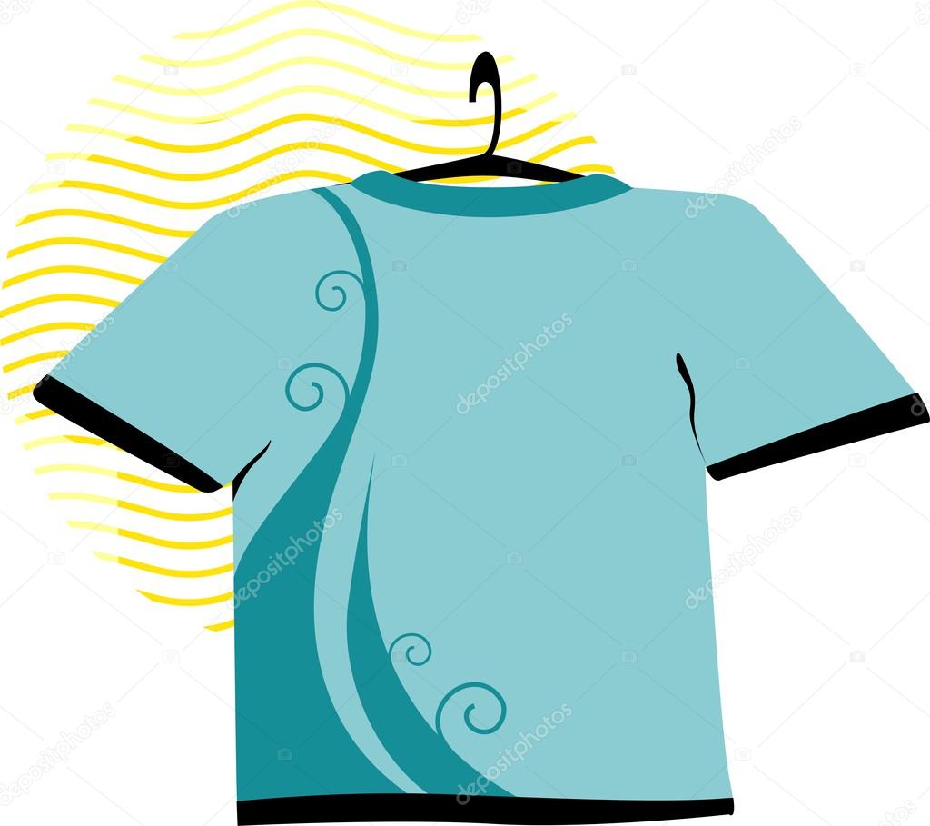 T-shirt in a hanger