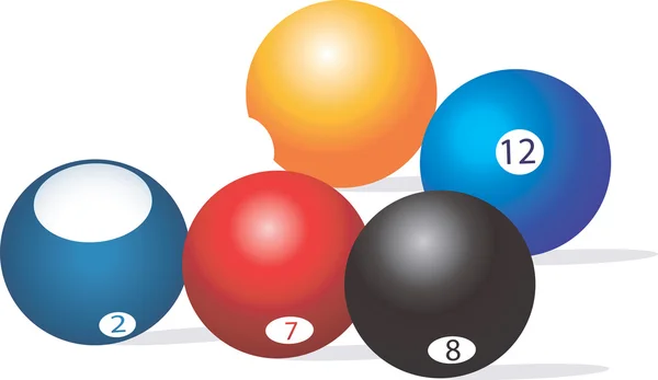 Snooker spelen bal — Stockvector