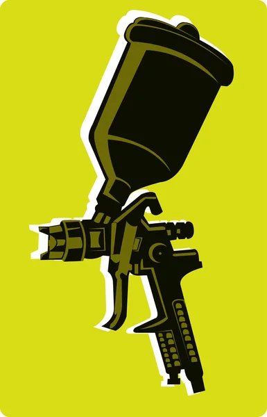 Pistola de pulverización — Vector de stock