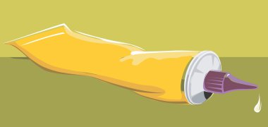 Yapışkanlı sakız tüp