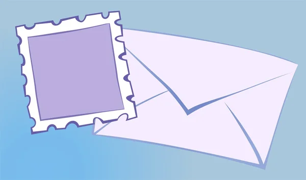 Umschlag für Post — Stockvektor