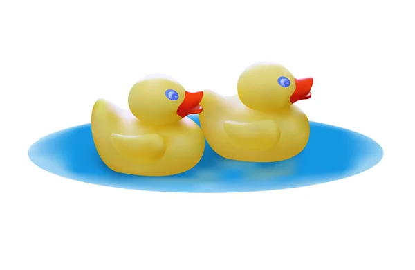 Two ducks — Stock Vector
