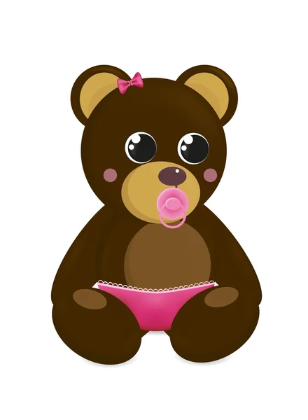 Baby-bear — Stock Vector