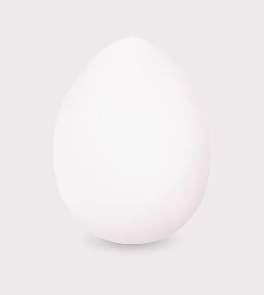 Белое яйцо — стоковый вектор